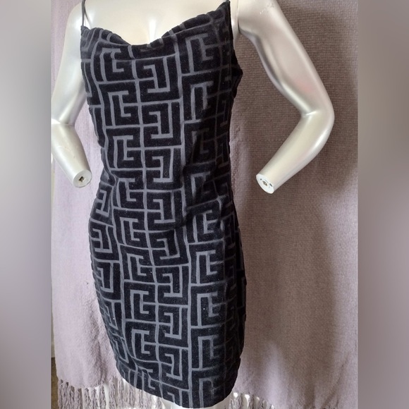 BALMAIN BLACK COCKTAIL DRESS - Picture 2 of 4